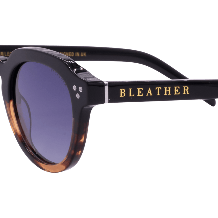Noa: Lunettes de soleil de luxe Noir/Noir;Havane - Bleather Maroc
