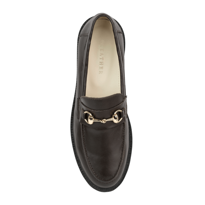 Nova: Mocassin Femmes - Cuir Marron - Bleather Maroc