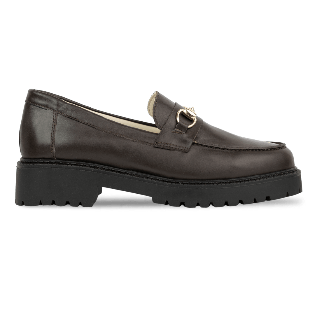 Nova: Mocassin Femmes - Cuir Marron - Bleather Maroc