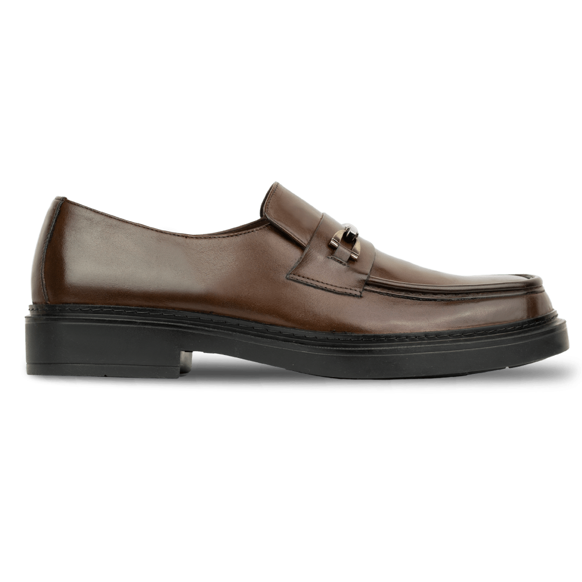 Mocassins Oliver en cuir marron pour homme