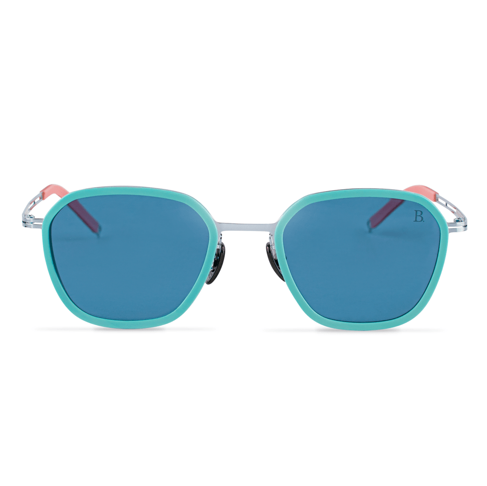 Onyx: Lunettes de soleil de luxe Argente - Bleather Maroc