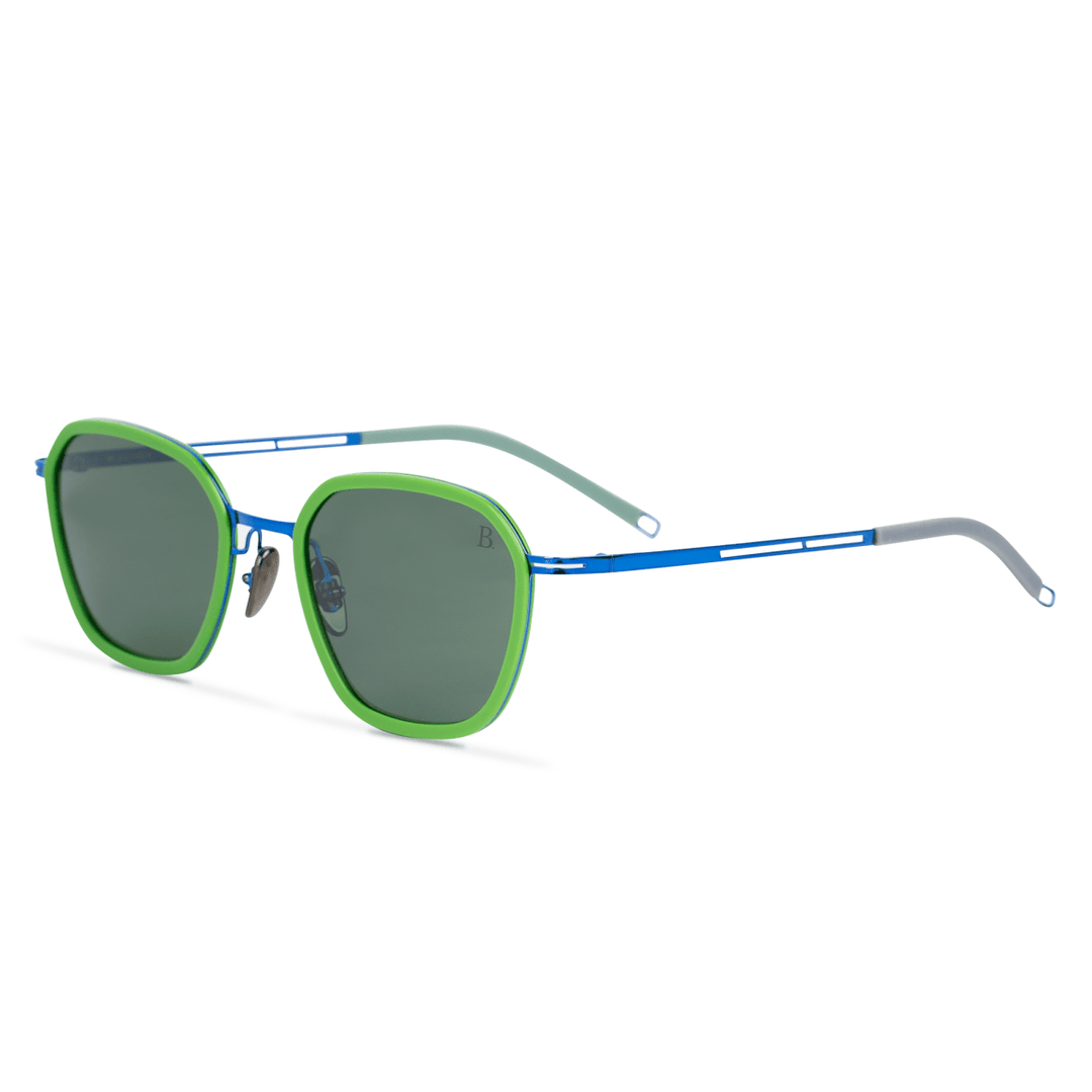 Onyx: Lunettes de soleil de luxe Bleu - Bleather Maroc