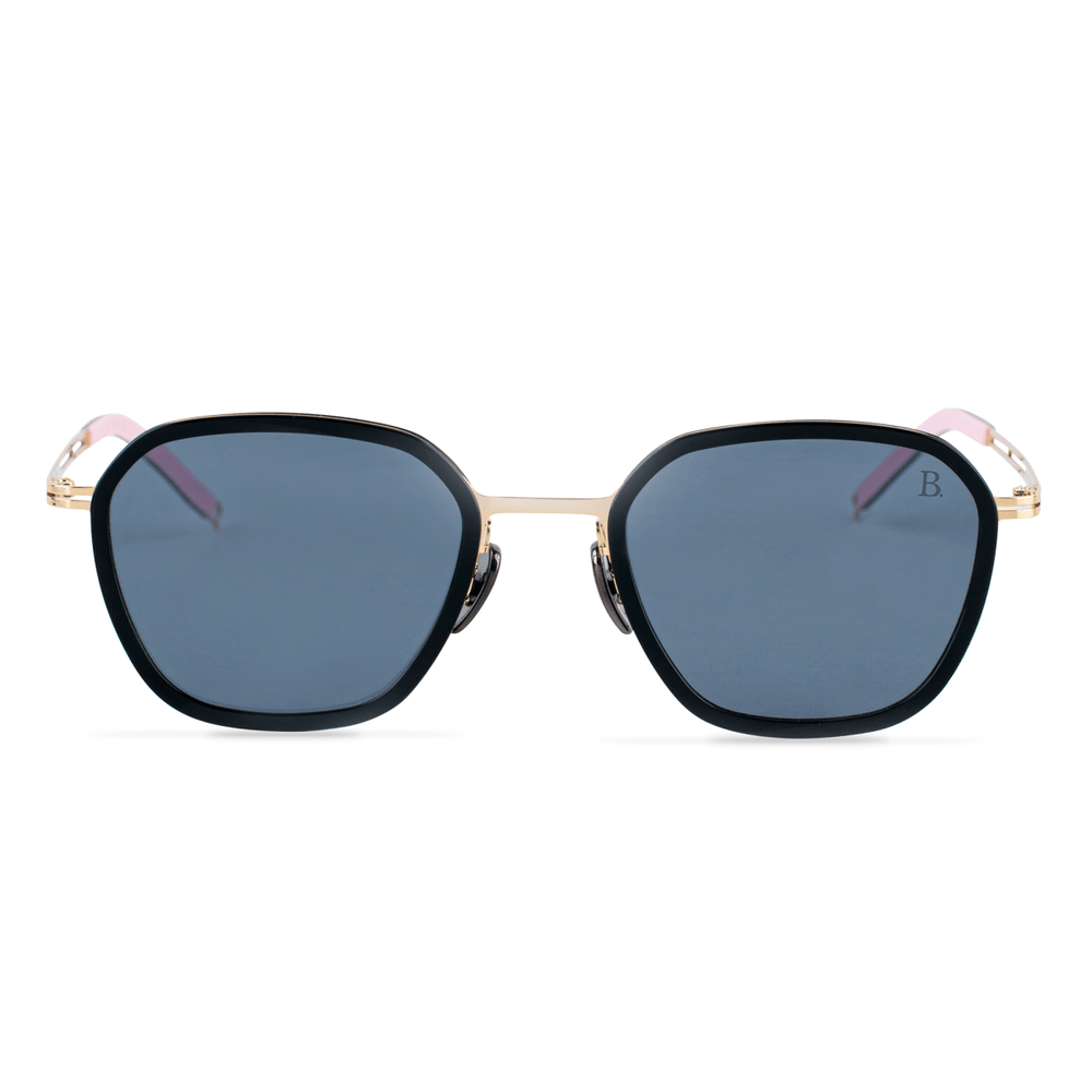 Onyx: Lunettes de soleil de luxe Doré - Bleather Maroc