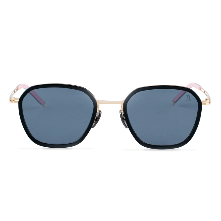 Onyx: Lunettes de soleil de luxe Doré - Bleather Maroc