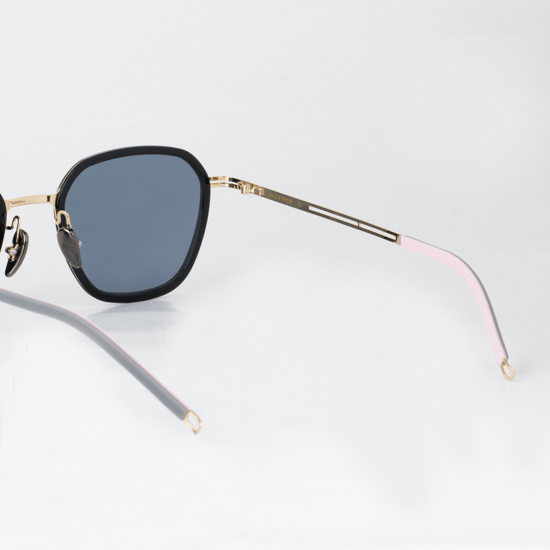 Onyx: Lunettes de soleil de luxe Doré - Bleather Maroc