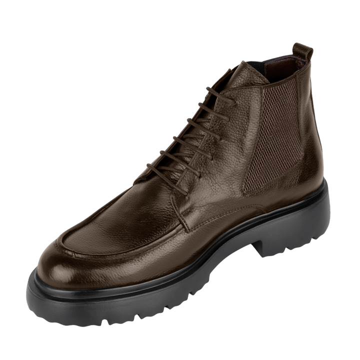 Owen: Bottes Homme - Cuir Marron - Bleather Maroc