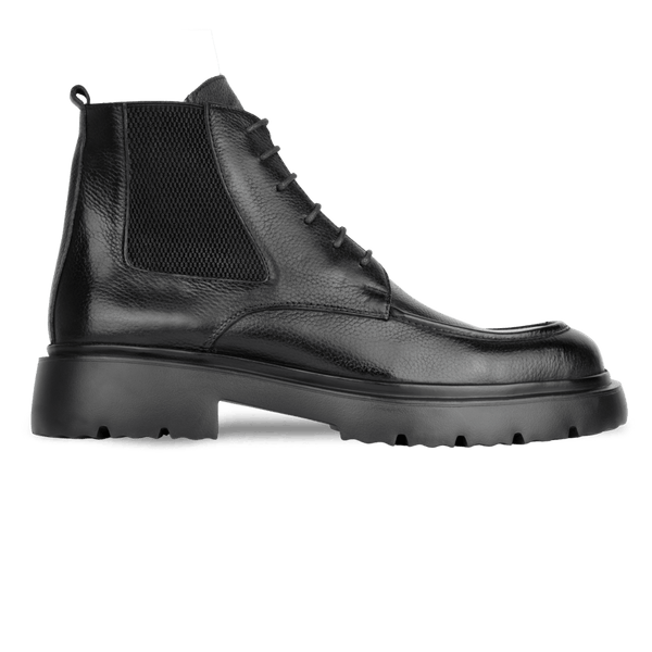 Owen: Bottes Homme - Cuir Noir