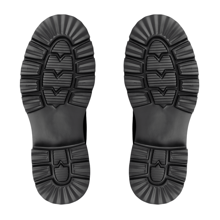 Owen: Bottes Homme - Cuir Noir - Bleather Maroc