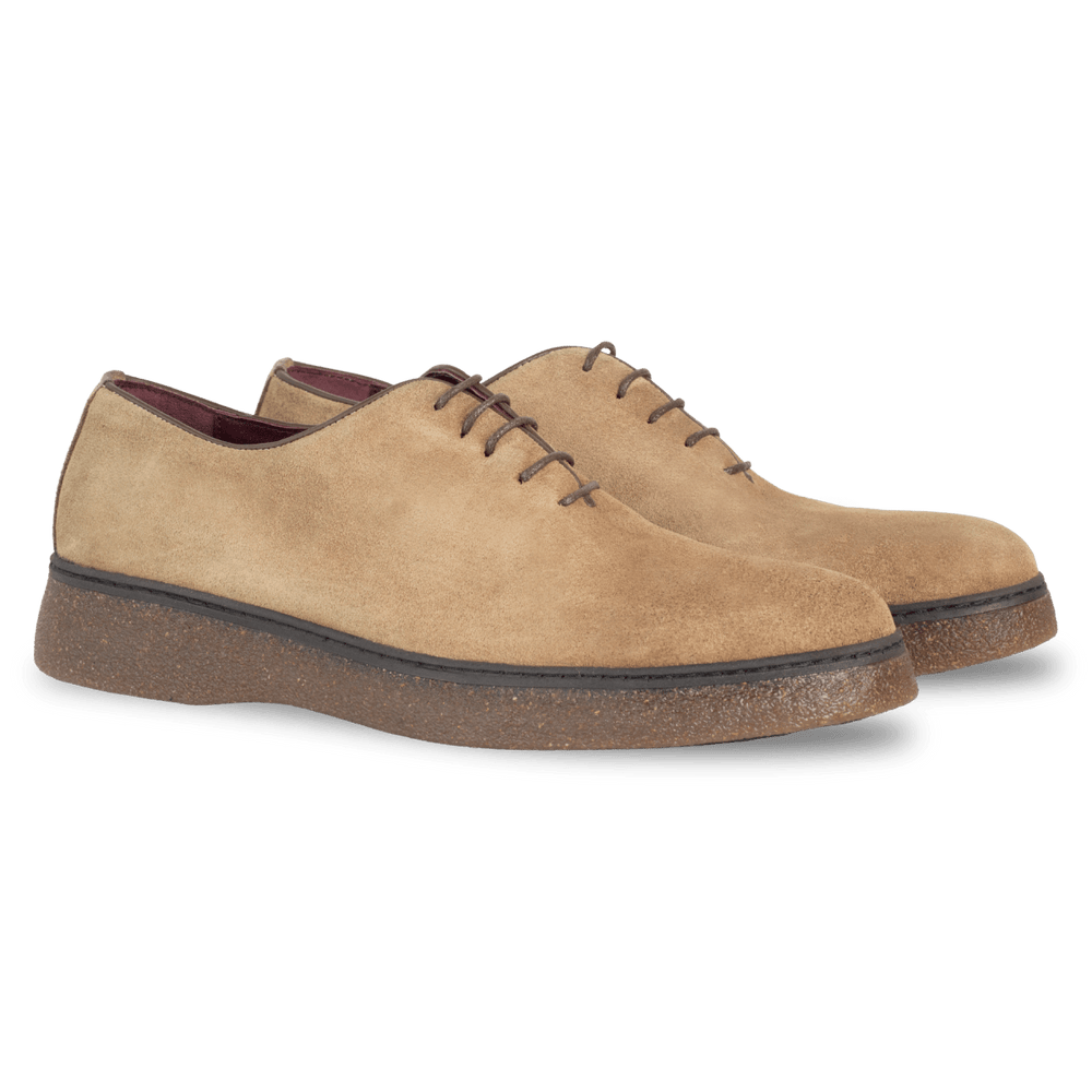 Peters: Richelieu Homme - Daim Beige - Bleather Maroc