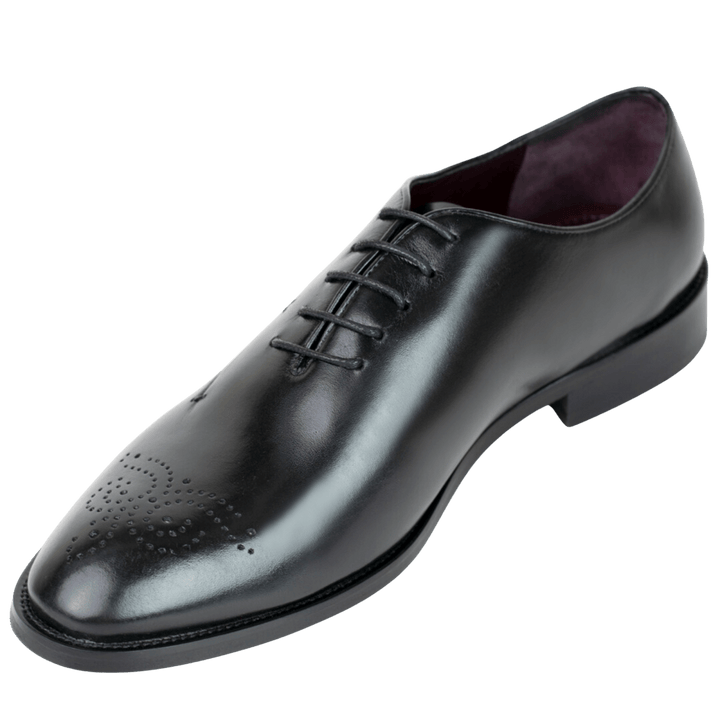Pharrel: Richelieu Homme - Cuir Noir - Bleather Maroc