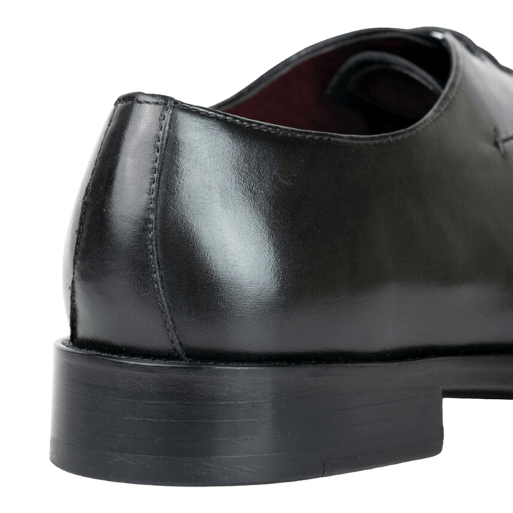 Pharrel: Richelieu Homme - Cuir Noir - Bleather Maroc