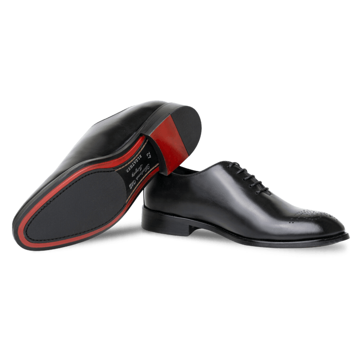 Pharrel: Richelieu Homme - Cuir Noir - Bleather Maroc