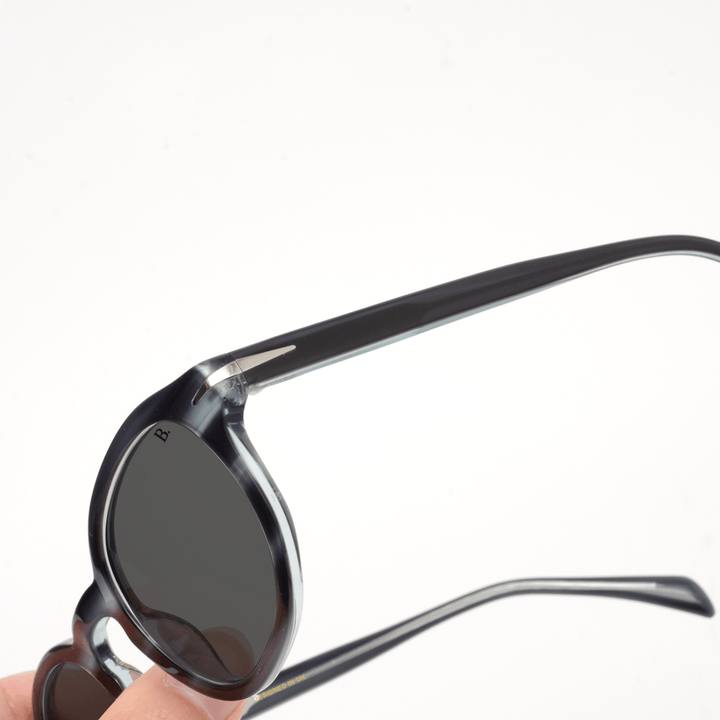 Pitcher: Lunettes de soleil de luxe Noir - Bleather Maroc