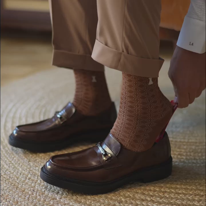 Oliver: Mocassin Homme - Cuir Marron