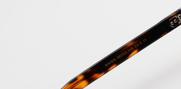 Raven: Lunettes de soleil de luxe Marron - Bleather Maroc