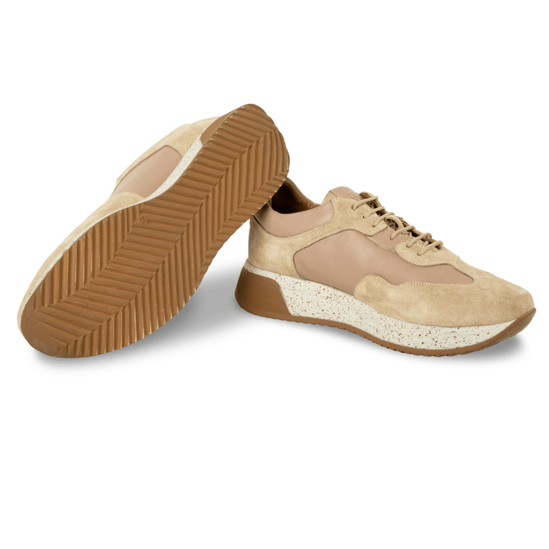 Rebecca : Sneakers Femme - Tons neutres - Bleather Maroc