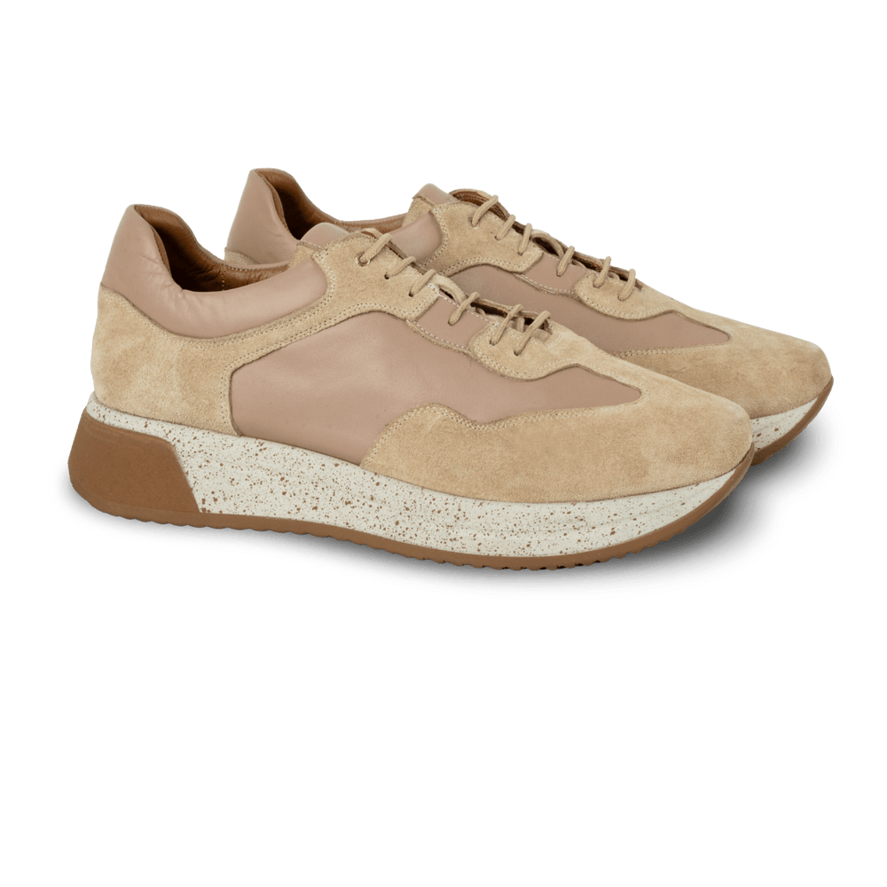 Rebecca : Sneakers Femme - Tons neutres - Bleather Maroc