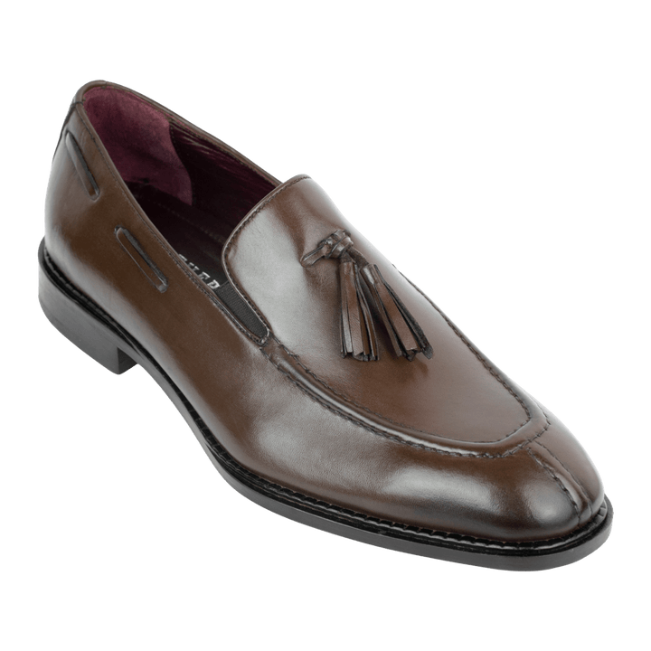 Reign: Mocassin Homme - Cuir Marron - Bleather Maroc