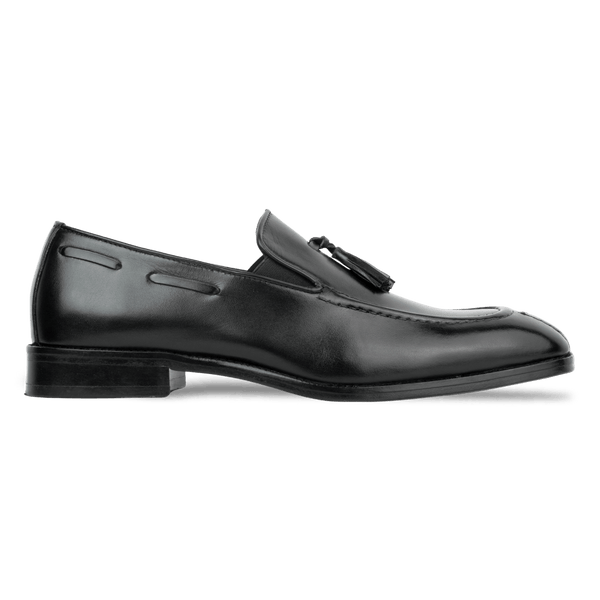 Reign: Mocassin Homme - Cuir Noir