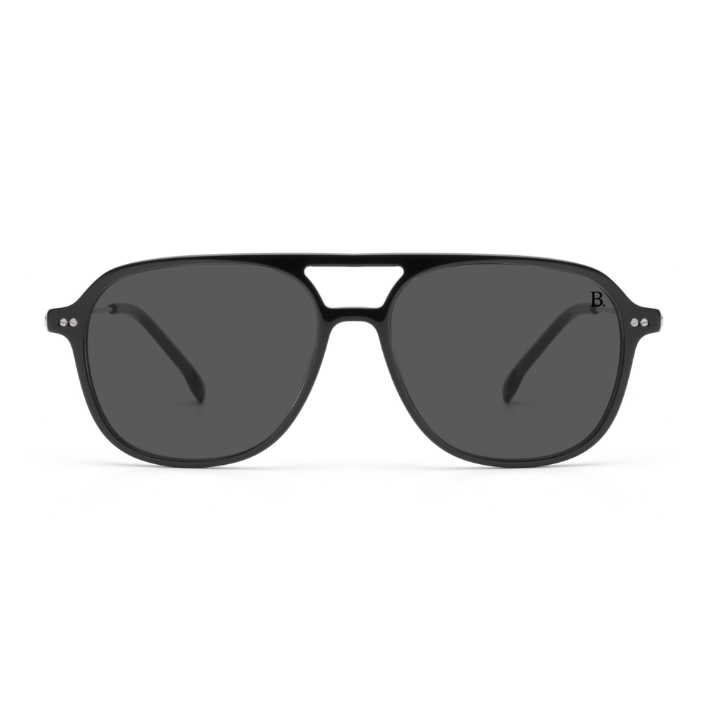 RickRoss: Lunettes de soleil de luxe Noir - Bleather Maroc