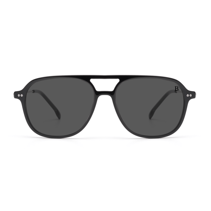 RickRoss: Lunettes de soleil de luxe Noir - Bleather Maroc