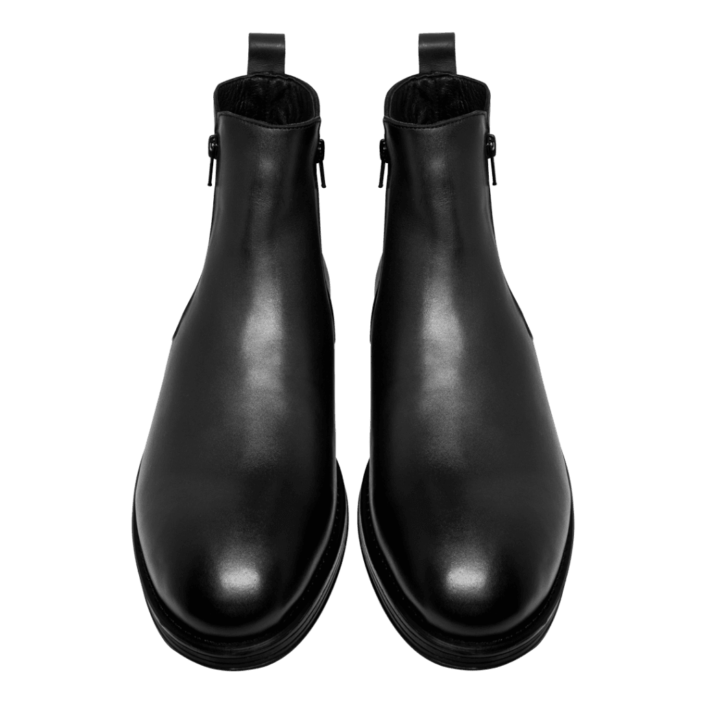 Rio: Bottes Homme - Caoutchouc Noir - Bleather Maroc