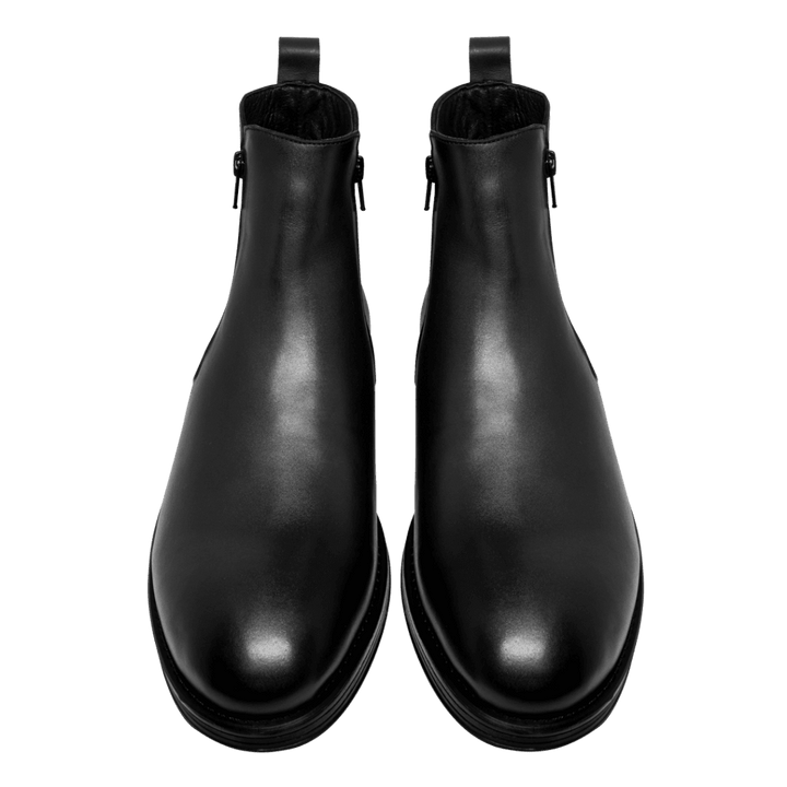 Rio: Bottes Homme - Caoutchouc Noir - Bleather Maroc