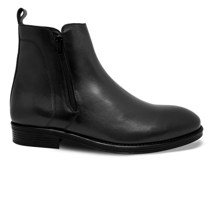 Rio: Bottes Homme - Caoutchouc Noir - Bleather Maroc
