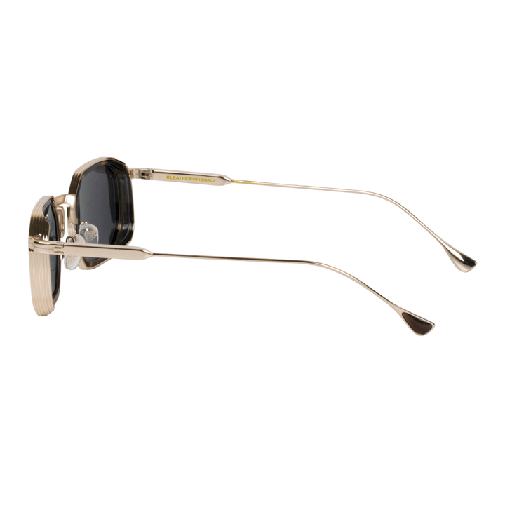 Riveria: Lunettes de soleil de luxe Havane Silver - Bleather Maroc