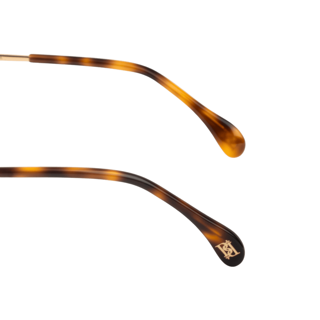 Ruthless: Lunettes de soleil de luxe Doré - Bleather Maroc