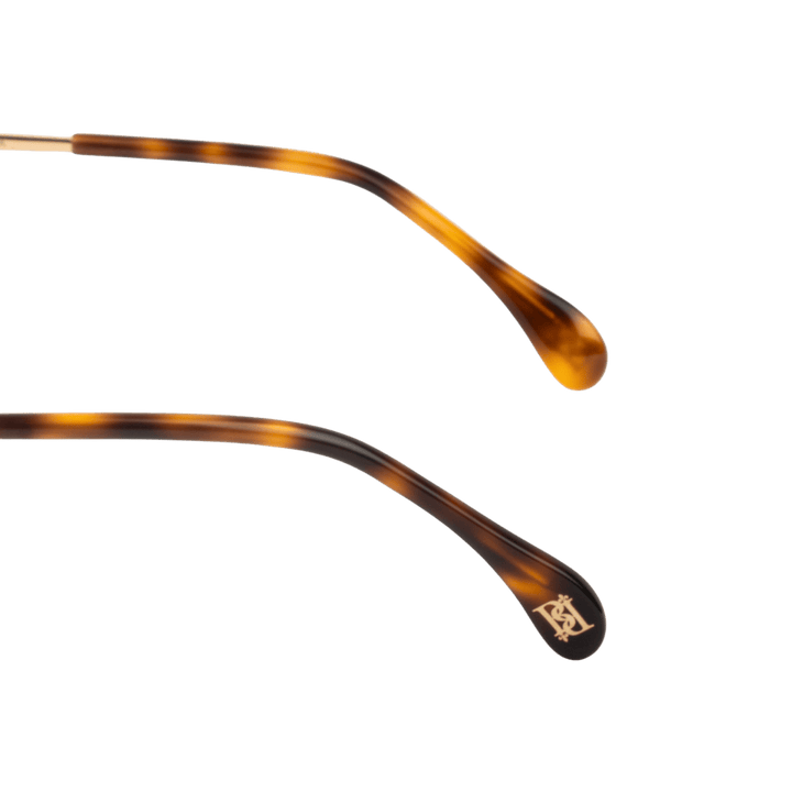 Ruthless: Lunettes de soleil de luxe Doré - Bleather Maroc