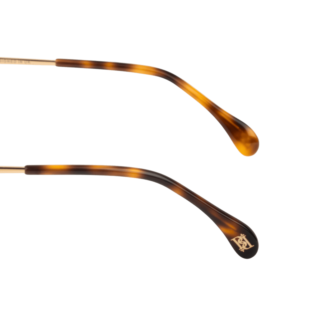 Ruthless: Lunettes de soleil de luxe Havane - Bleather Maroc