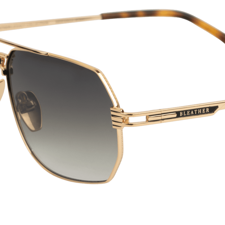 Ruthless: Lunettes de soleil de luxe Havane - Bleather Maroc