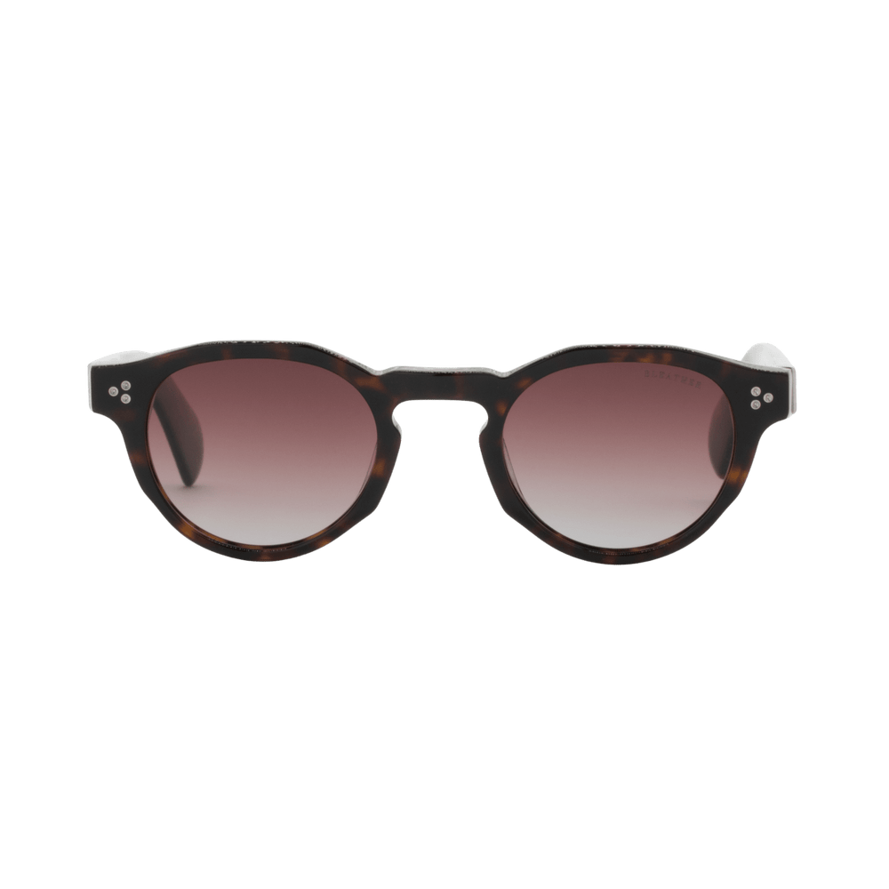 Ryder: Lunettes de soleil de luxe Mr dég/Havane - Bleather Maroc