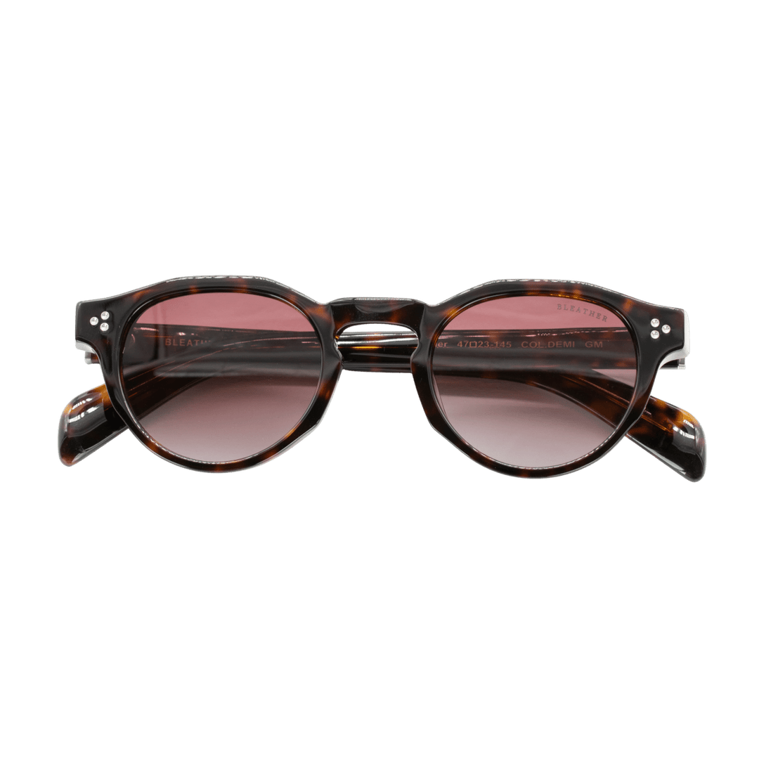 Ryder: Lunettes de soleil de luxe Mr dég/Havane - Bleather Maroc