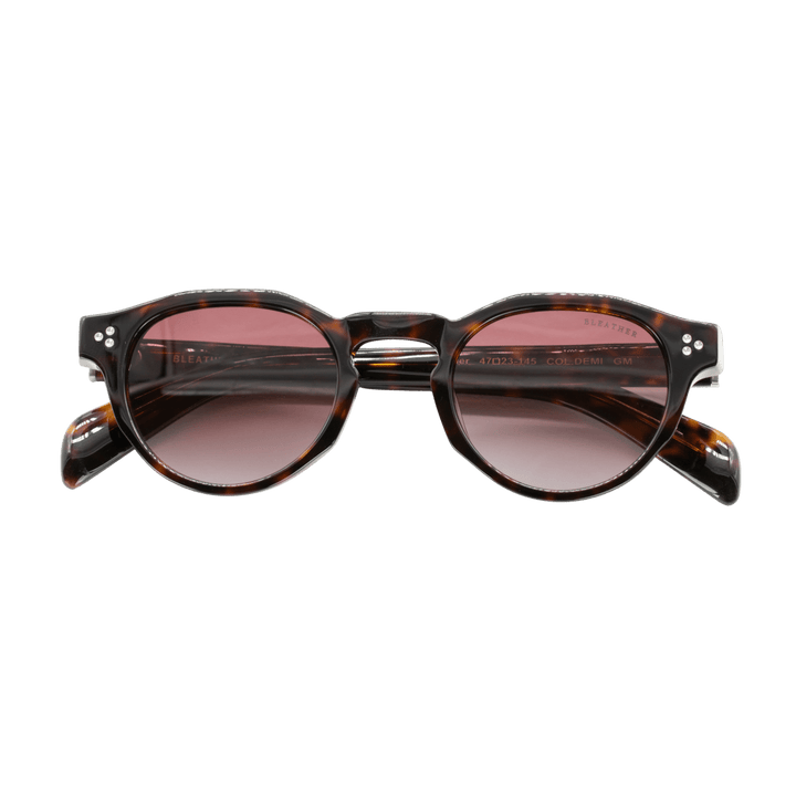 Ryder: Lunettes de soleil de luxe Mr dég/Havane - Bleather Maroc