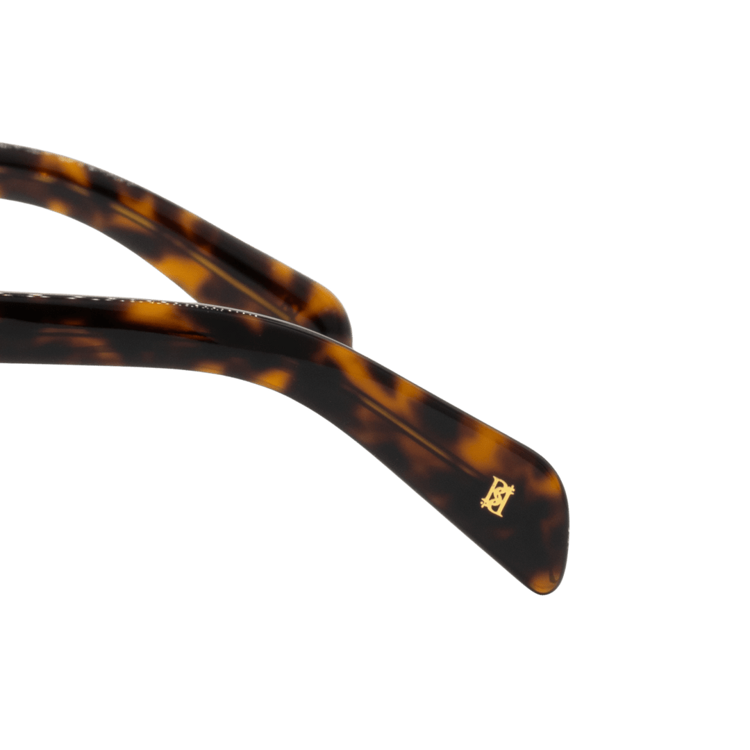 Ryder: Lunettes de soleil de luxe Mr dég/Havane - Bleather Maroc