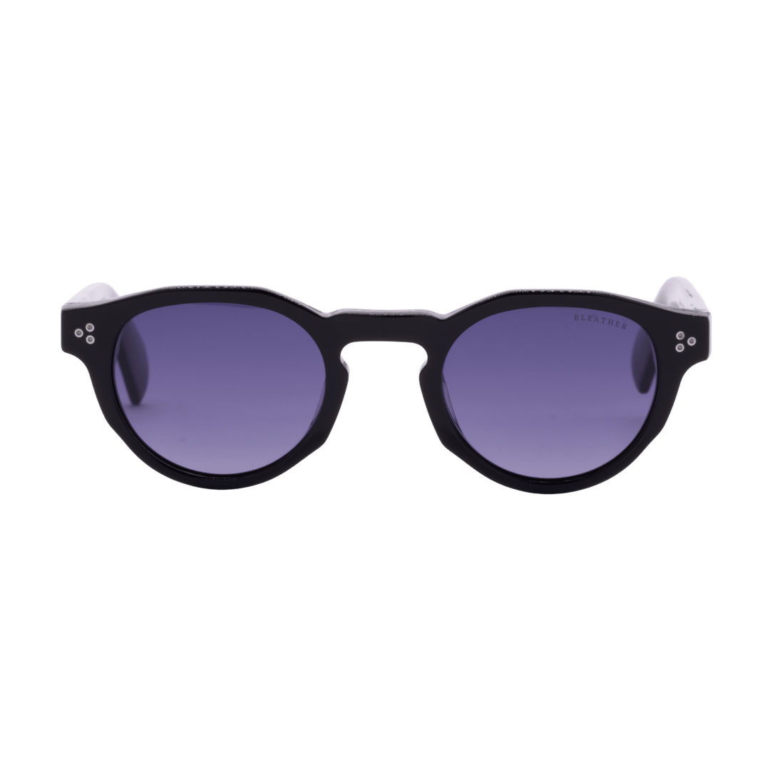 Ryder: Lunettes de soleil de luxe Noir dég/Noir - Bleather Maroc