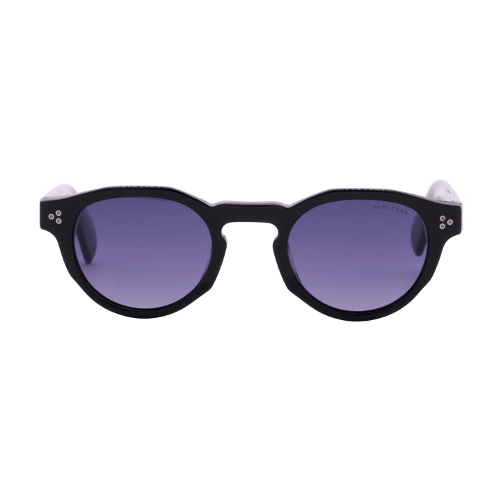 Ryder: Lunettes de soleil de luxe Noir dég/Noir - Bleather Maroc