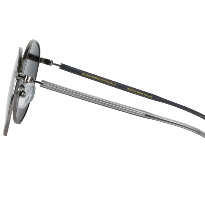Solana: Lunettes de soleil de luxe Silver - Bleather Maroc