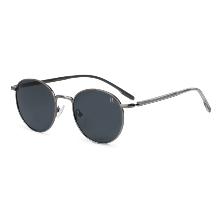 Solana: Lunettes de soleil de luxe Silver - Bleather Maroc