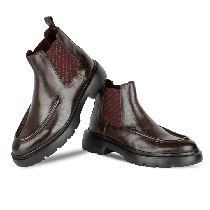 Spencer: Chelsea Boots Homme - Cuir Marron - Bleather Maroc