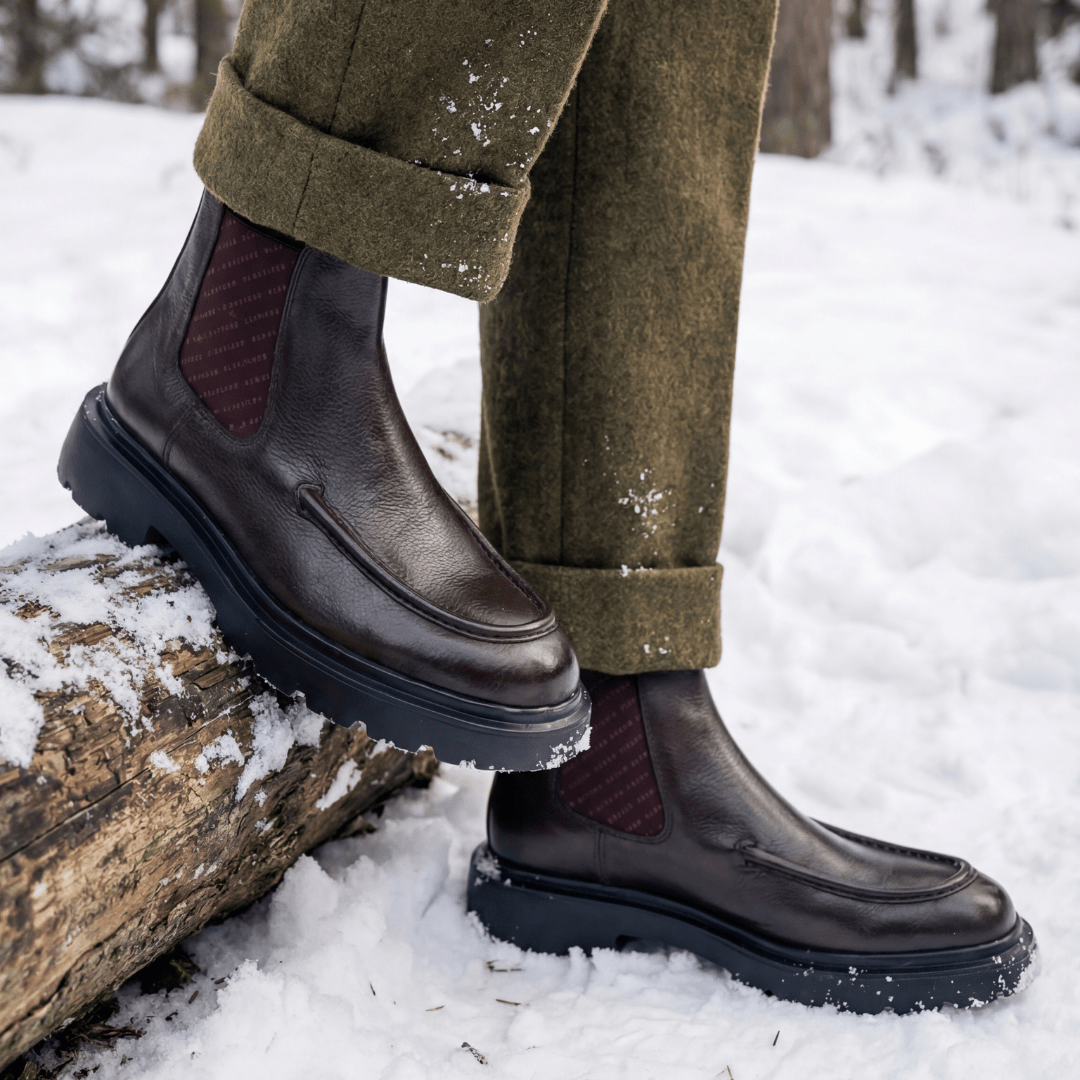 Spencer: Chelsea Boots Homme - Cuir Marron - Bleather Maroc