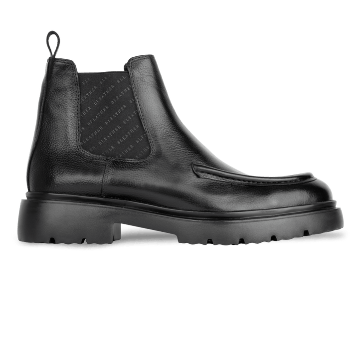 Spencer: Chelsea Boots Homme - Cuir Noir - Bleather Maroc