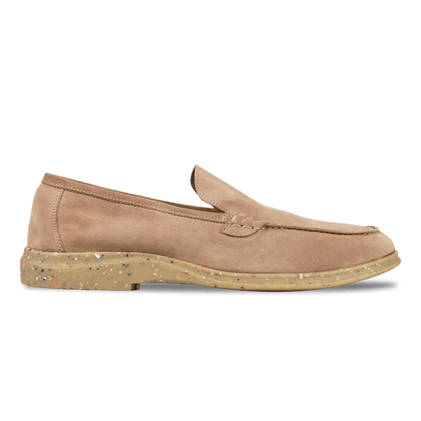 Stewart: Mocassin Homme - Daim saumon