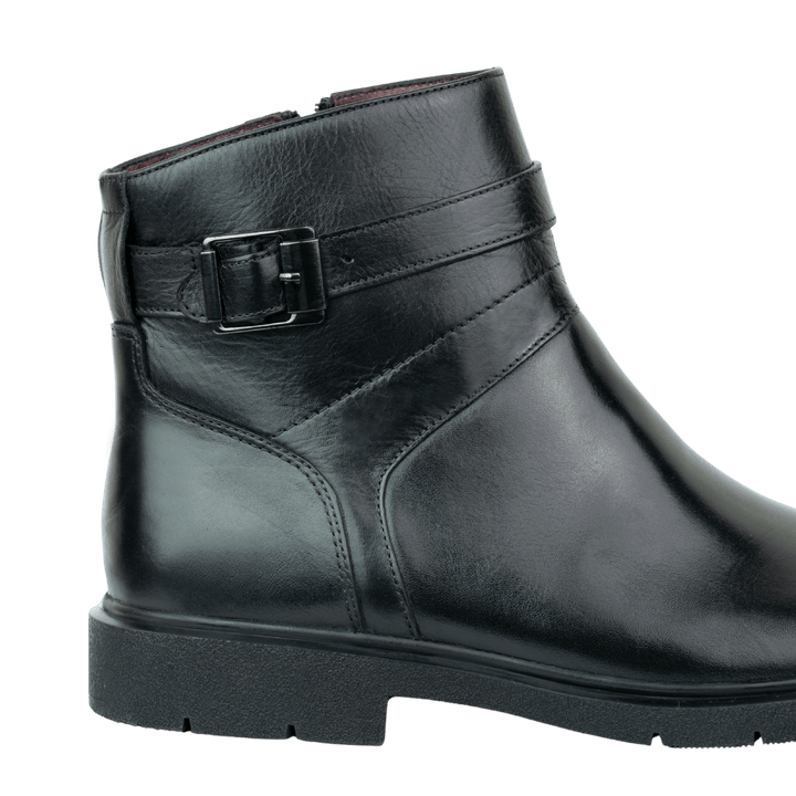 Storm: Boots Homme - Cuir Noir - Bleather Maroc