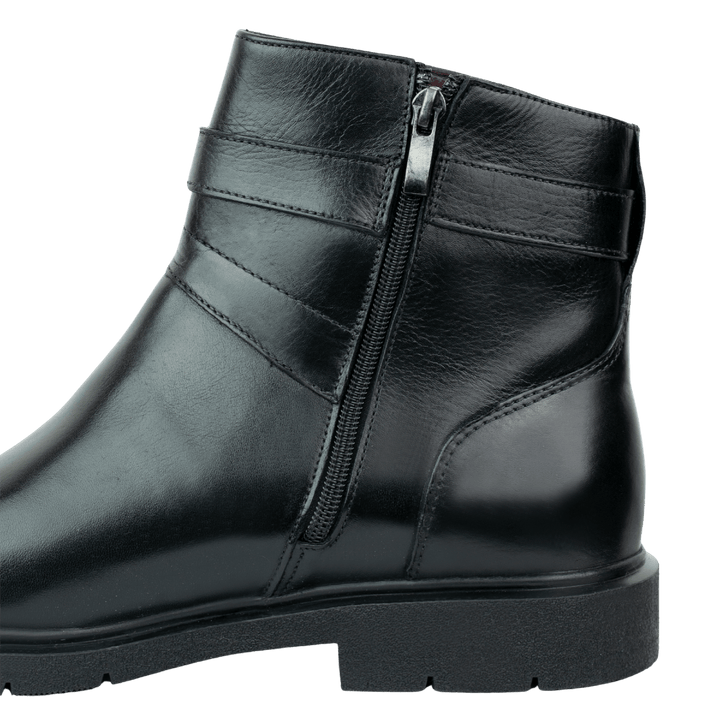 Storm: Boots Homme - Cuir Noir - Bleather Maroc