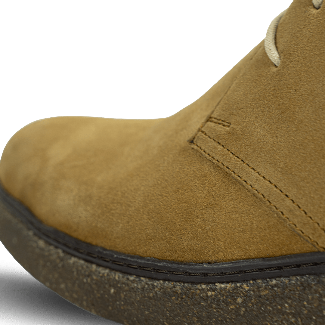 Varfell: Demi Bottes Homme - Gomme Beige - Bleather Maroc
