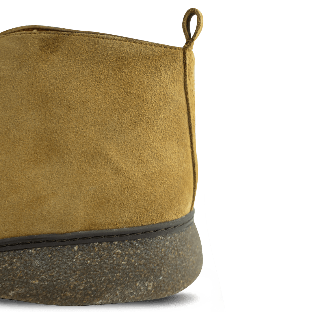 Varfell: Demi Bottes Homme - Gomme Beige - Bleather Maroc