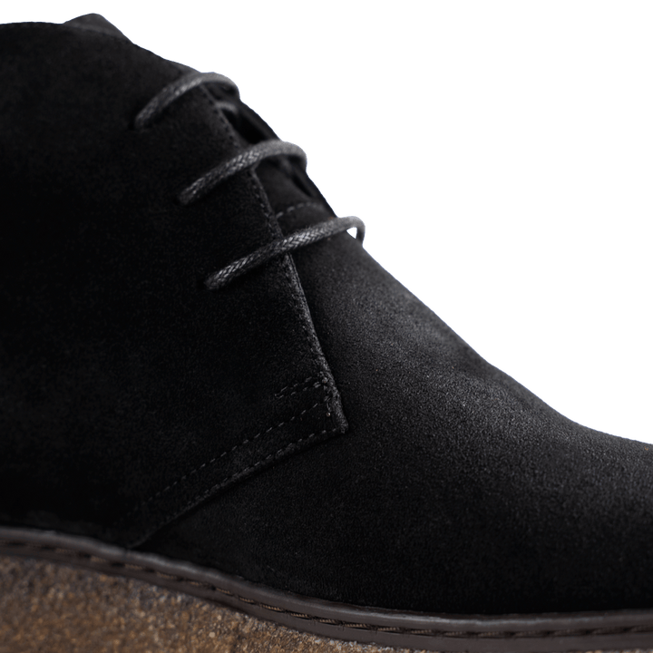 Varfell: Demi Bottes Homme - Gomme Noir - Bleather Maroc